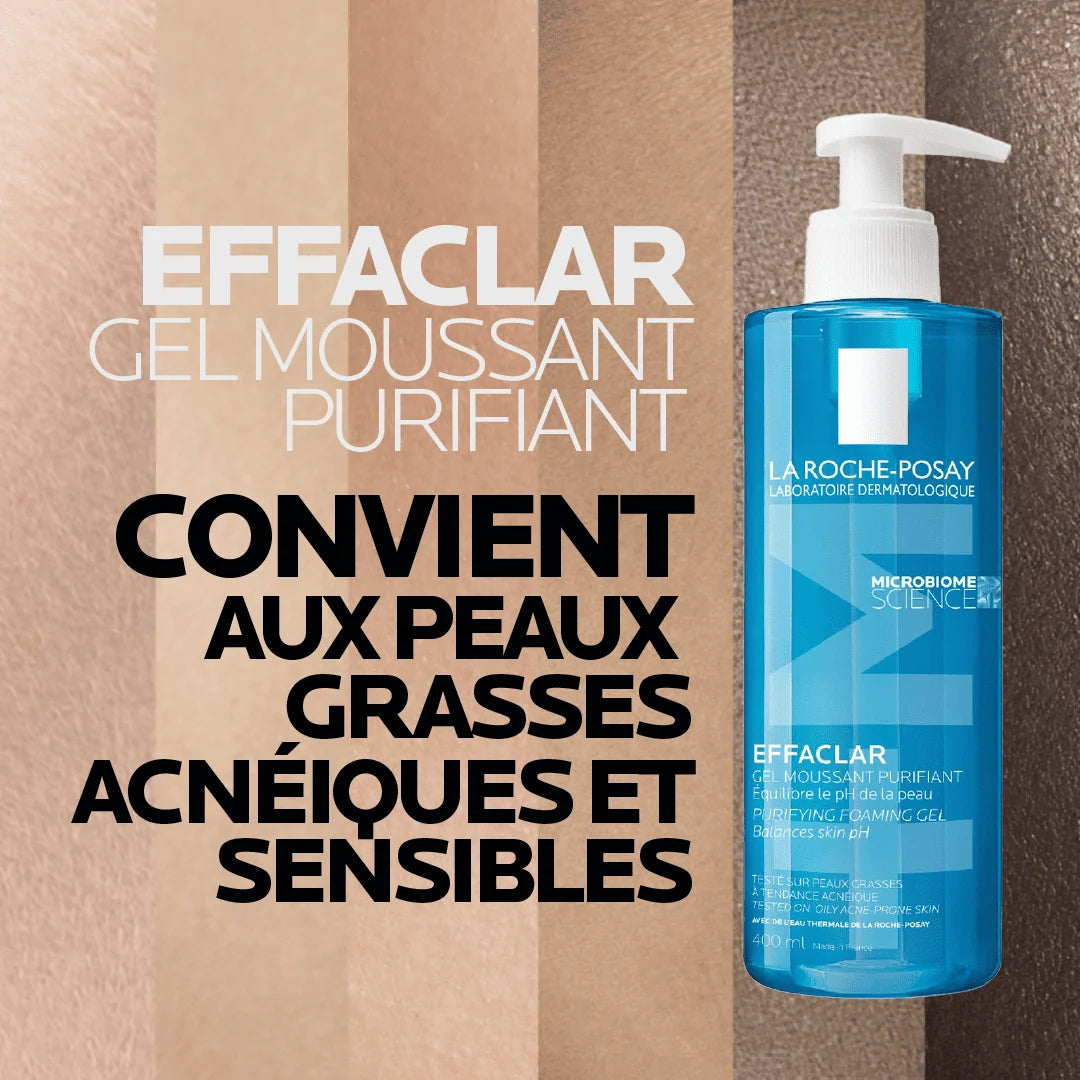 La roche-posay effaclar gel moussant 400 ml