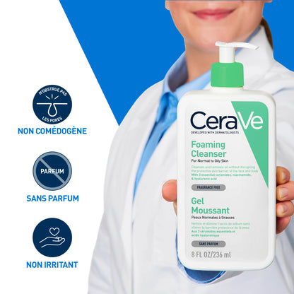 Cerave gel moussant – 236 ml