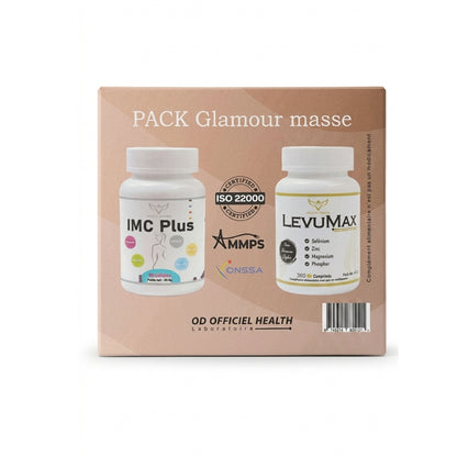 Pack Glamour Masse IMC Plus 90 Gélules + LevuMax 120 Comprimés
