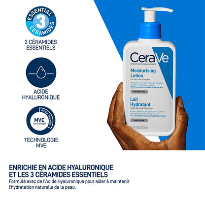 Cerave lait hydratant – 473 ml - Corps & Visage