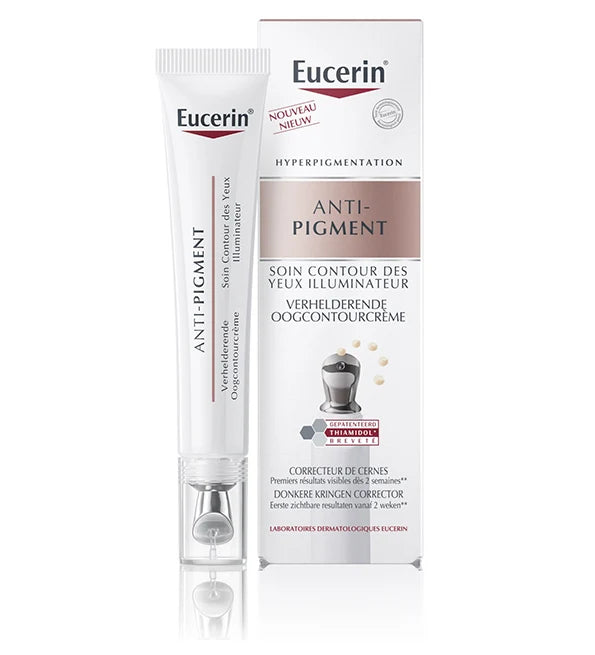 Eucerin Anti-Pigment Soin Contour des Yeux Illuminateur – Réduit Cernes, Poches et Ridules