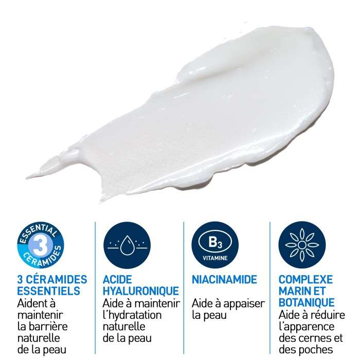 CeraVe Crème Réparatrice Contour Yeux 14 ml anti-cernes et anti-poches