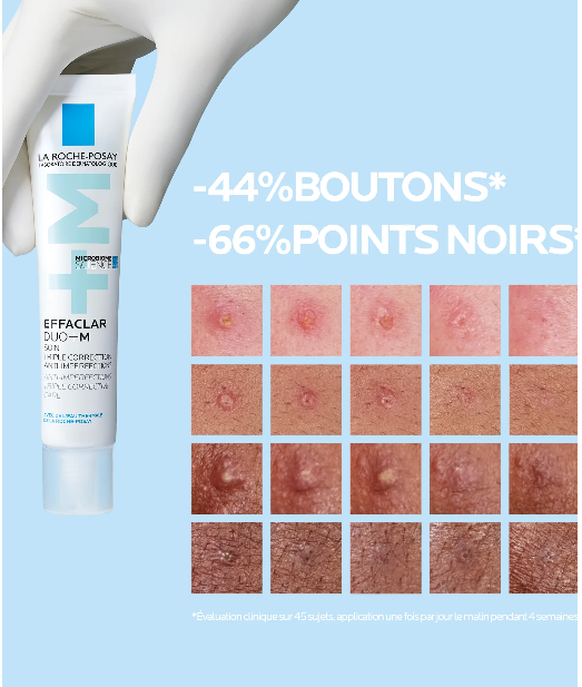 LA ROCHE POSAY OFFRE EFFACLAR DUO + M 40 ML + EFFACLAR GEL MOUSSANT 50 ML OFFERT