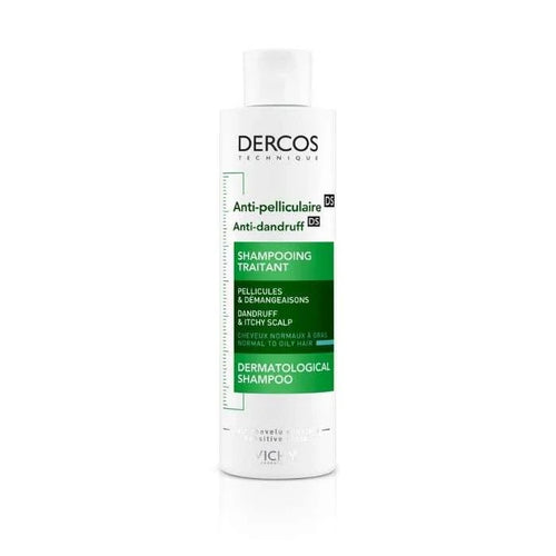 Vichy Dercos Shampooing traitant Antipelliculaire Cheveux Normaux à Gras 200ml
